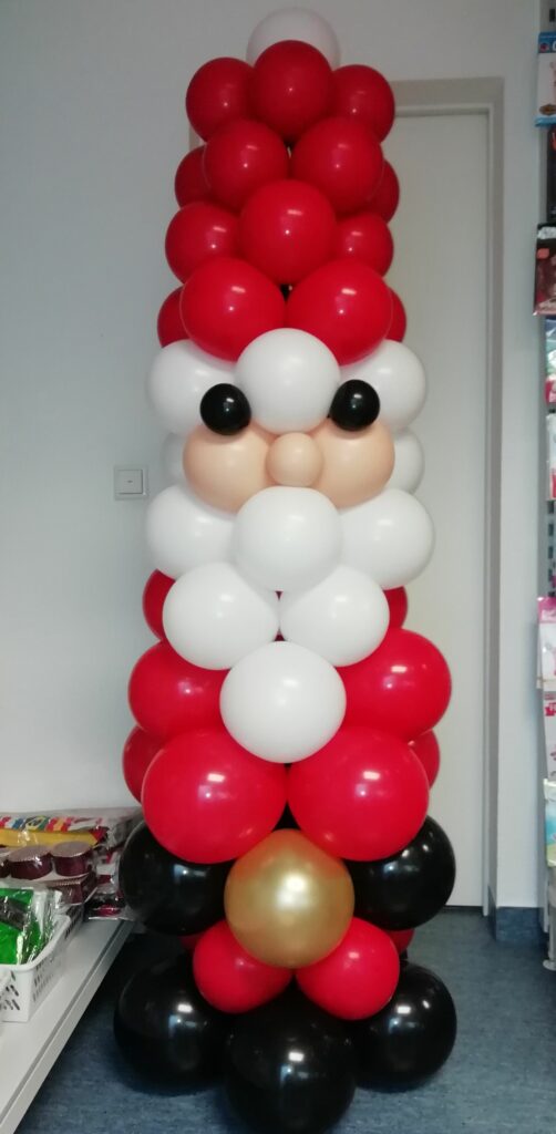 Ballonfigur Weihnachtsmann