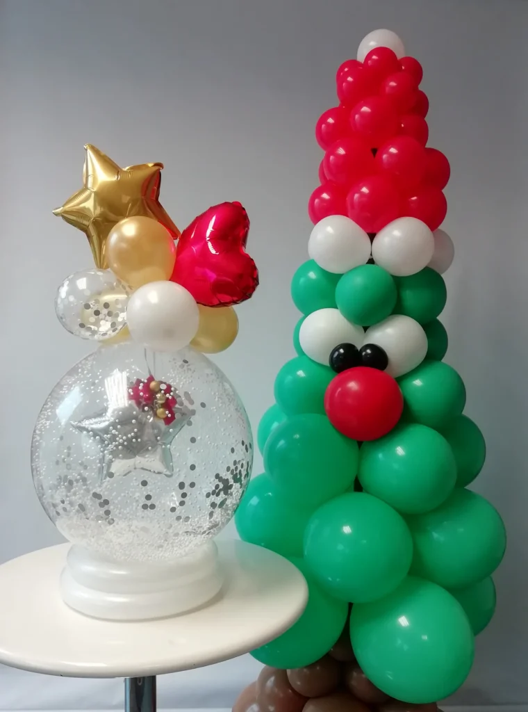 Ballons zu Weihnachten als Dekoration oder Geschenk