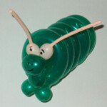 Ballonfiguren aus Modellier-Ballons 1 Wurm aus Modellierballons