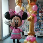 Minnie Maus Kinder Geburtstag Luftballon Dekoration, aus Helium Ballons, Folien Ballons und Latex Ballons. Minnie Maus Kinder Geburtstag Luftballon Dekoration, Helium Ballons, Folien Ballons Latex Ballons, Kinder Party, Geburtstag Dekoration,