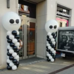 Ballonsäulen Dekoration aus Latexballons, individuell mit Firmen Logo Bedruckt. Ballonsäulen, Säulen, Dekoration, Latexballons, individuell mit Firmen Logo Bedruckt. Ballondruck, Logodruck.