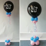 gender reveal party deko