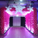 Tunnel aus Ballons als Eingang zum Event Eingangs Tunnel aus Ballons