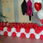Geburtstag Ballon Deko Buchstaben-Folien-Ballons, Folienbuchstaben,