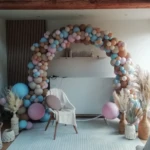 Boho Luftballon Dekoration zur Babyparty, Baby Shower, Ballons, Deko, Ballongirlande. Boho Luftballon Dekoration zur Babyparty, Baby Shower, Ballons, Deko, Ballongirlande.