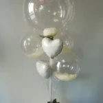 Aqua Ballons, Bobo-Ballon mit Gestell , Deko für Ihre Hochzeit, Ihren Geburtstag oder einfach als Geschenk. Aqua Ballons, Bobo-Ballon mit Gestell , Deko für Hochzeit, Geburtstag, Dekoration, Geschenk, Luftballon.