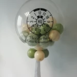 Aqua-Ballon als Glückwunsch Ballon zur bestandenen Prüfung beim TÜV Aqua Ballon mit Herzlichen Glückwunsch und TÜV-Plakette