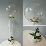 Aqua Ballons und Bobo-Ballons 5 Bobo Klar Ballons, Transparent Luftballons, Kristall, Blase Ballons