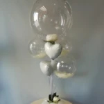 Aqua Ballons, Bobo-Ballon für Hochzeit, Geburtstag oder einfach als Geschenk. Aqua Ballons, Bobo-Ballon, Hochzeit, Geburtstag, Geschenk, transparent, weiss, Durchsichtiger / transparenter Ballon, Luftballon, Luftballons.